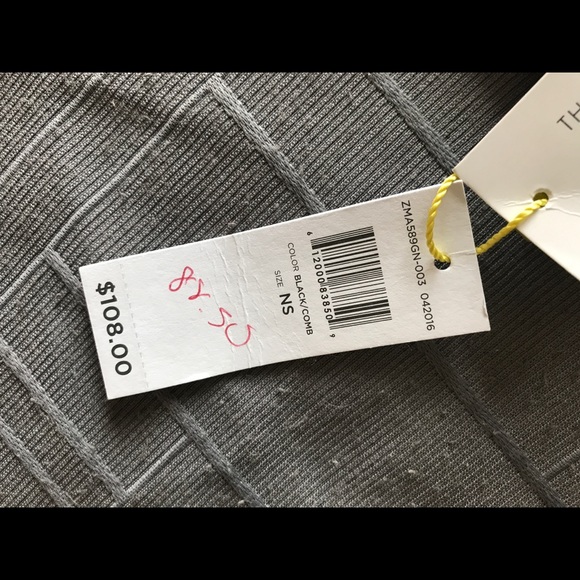 BCBG Generation Leather hand embroidered clutch - Picture 6 of 7